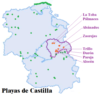 Zonas baño Castilla